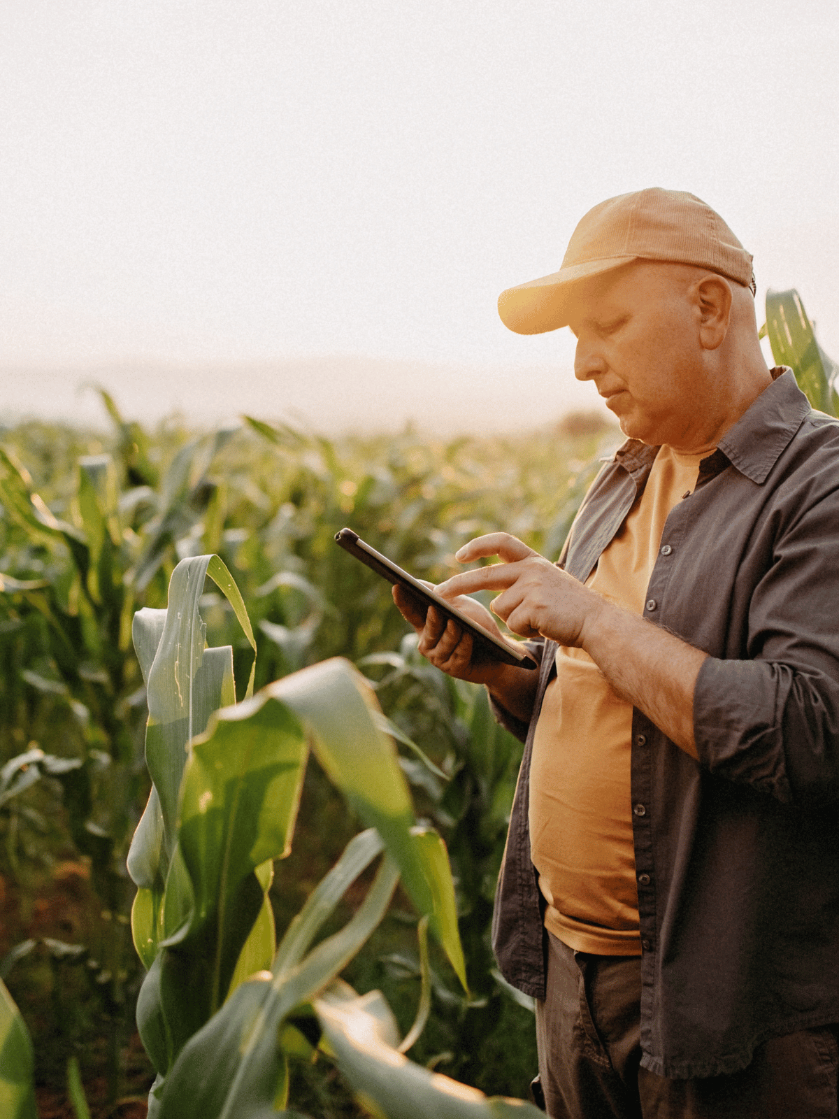 Produtor rural sendo atendido